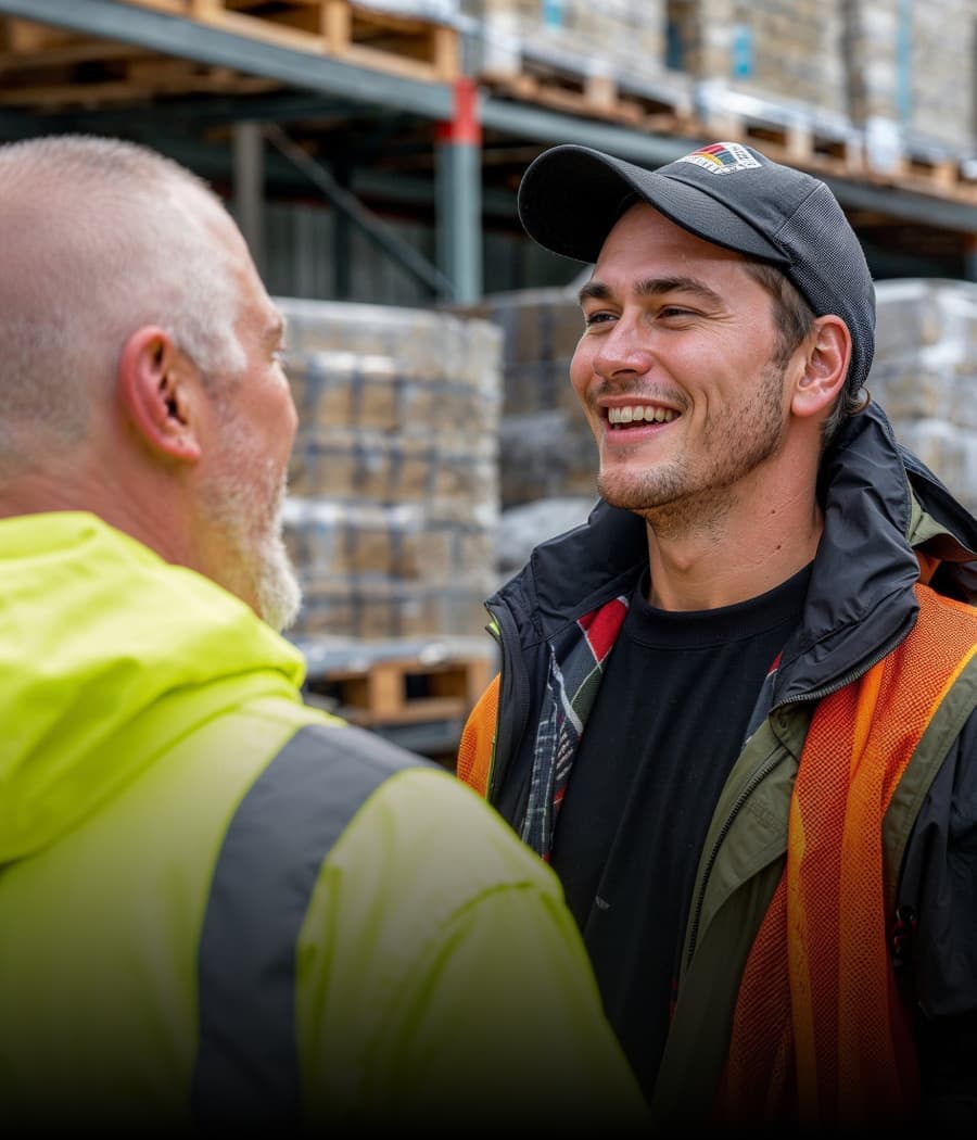 Trades & Construction worker with 94% rating