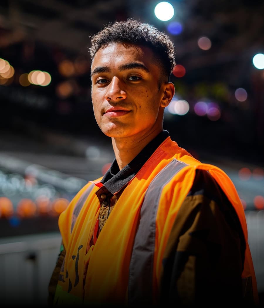 Warehousing worker with 85% rating